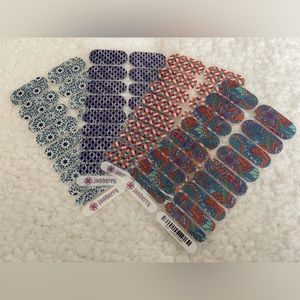 Bundle of 4 Jamberry nail strips- NEW!